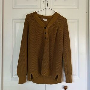 LOFT - Mustard/Brown Sweater